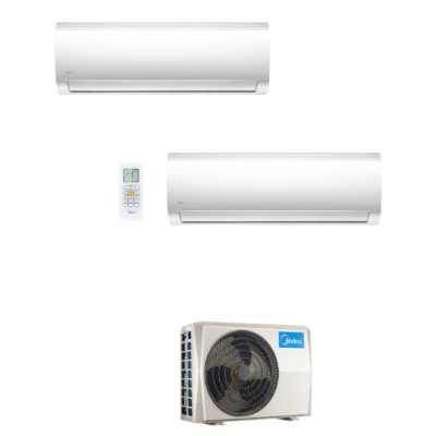 Midea 美的 M2OE-18HFN1-N 1匹+1.5匹 一拖二變頻冷暖 分體式冷氣機